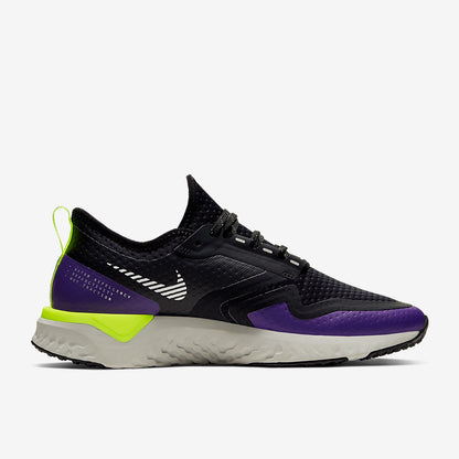 Nike Womens Odyssey React 2 Shield  - Black/Metallic Silver