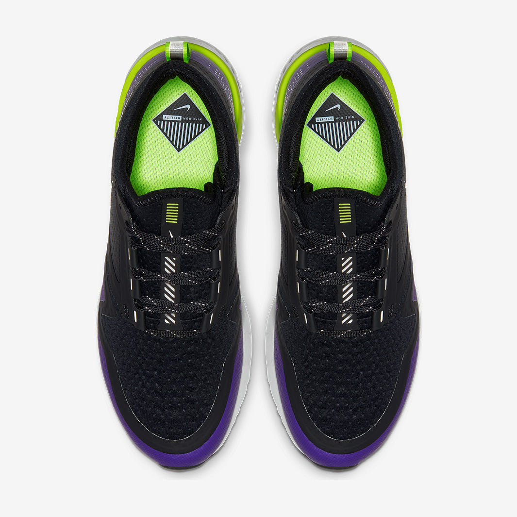 Nike Womens Odyssey React 2 Shield  - Black/Metallic Silver