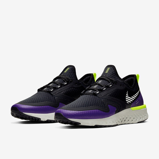 Nike Womens Odyssey React 2 Shield  - Black/Metallic Silver