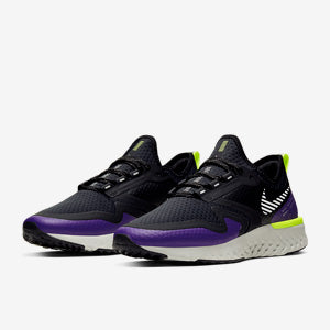 Nike Womens Odyssey React 2 Shield  - Black/Metallic Silver