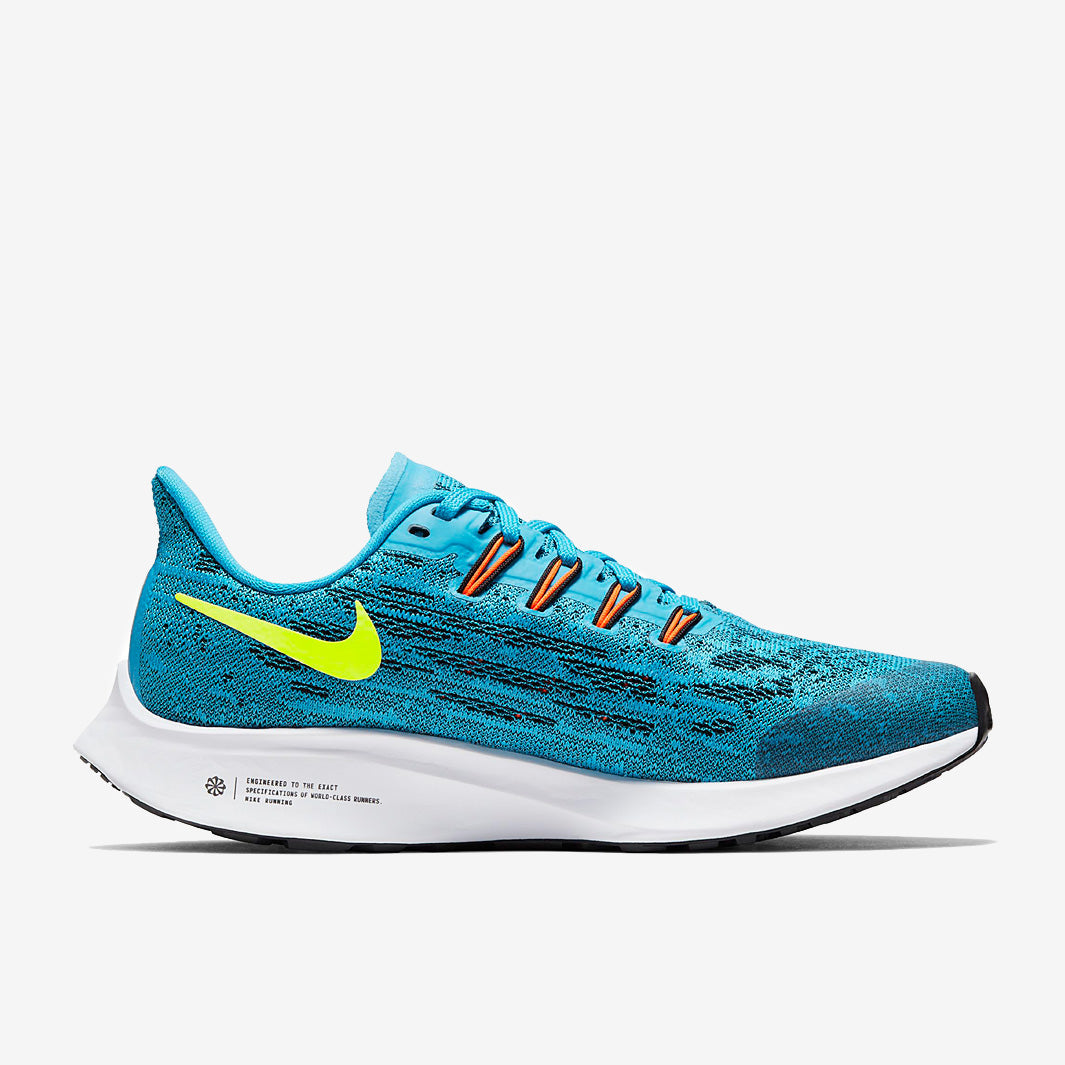 Nike Boys Air Zoom Pegasus 36 - Laser Blue/Lemon Venom