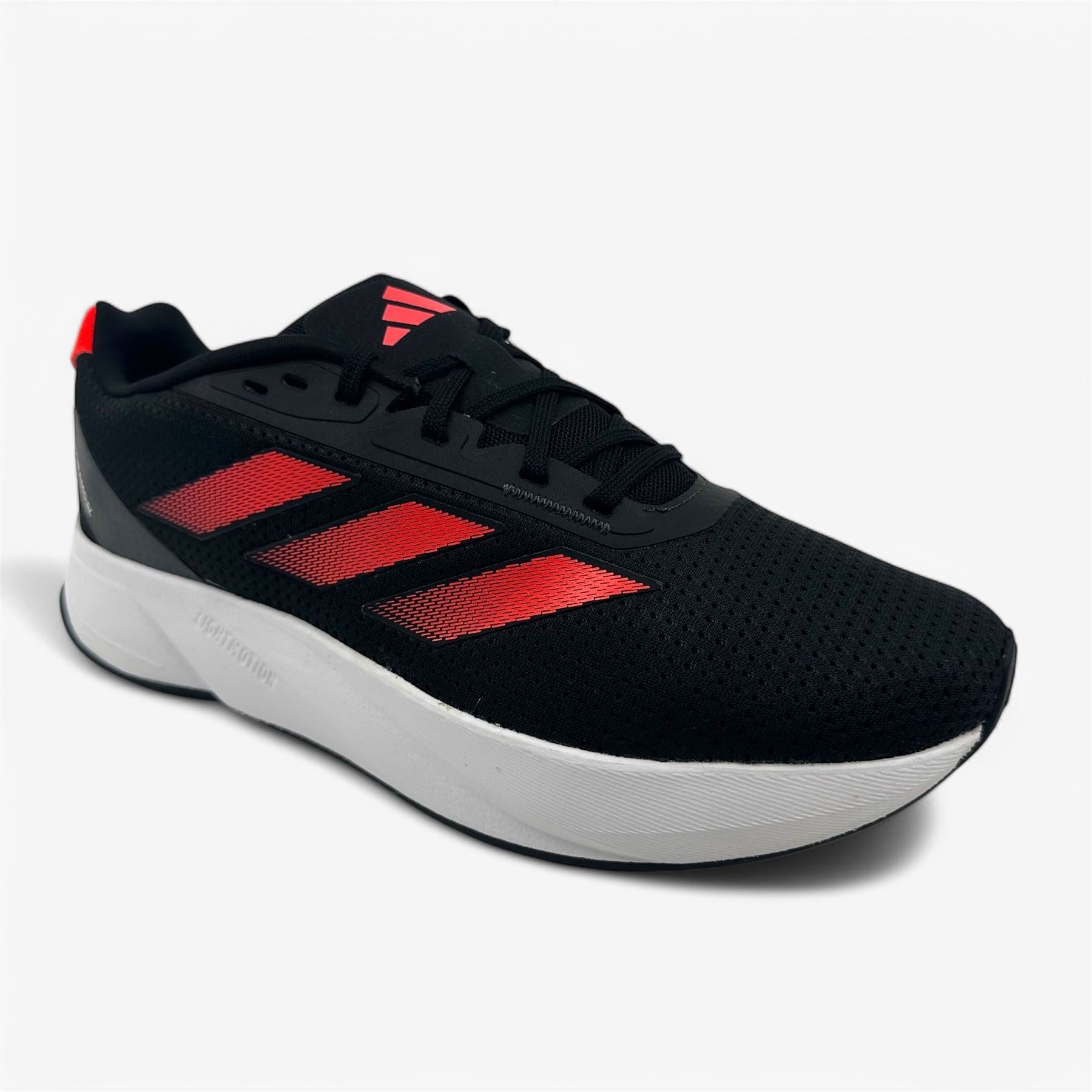 Adidas Duramo SL Solar Red Grey Mens Athletic Sneaker