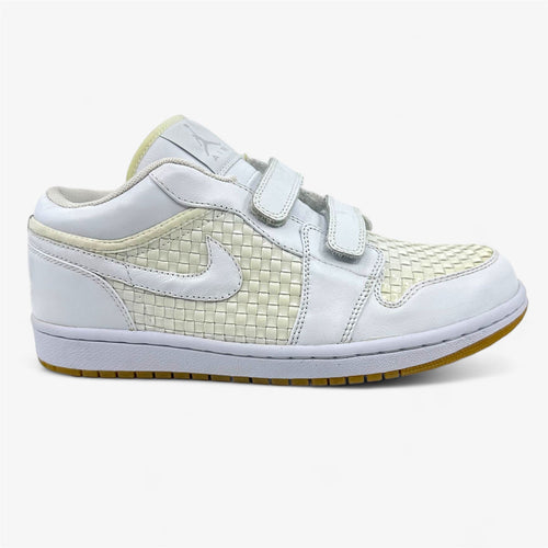 Jordan Air Jordan 1 Premier Low White Metallic Platinum Mens Size 11.5 Sneaker