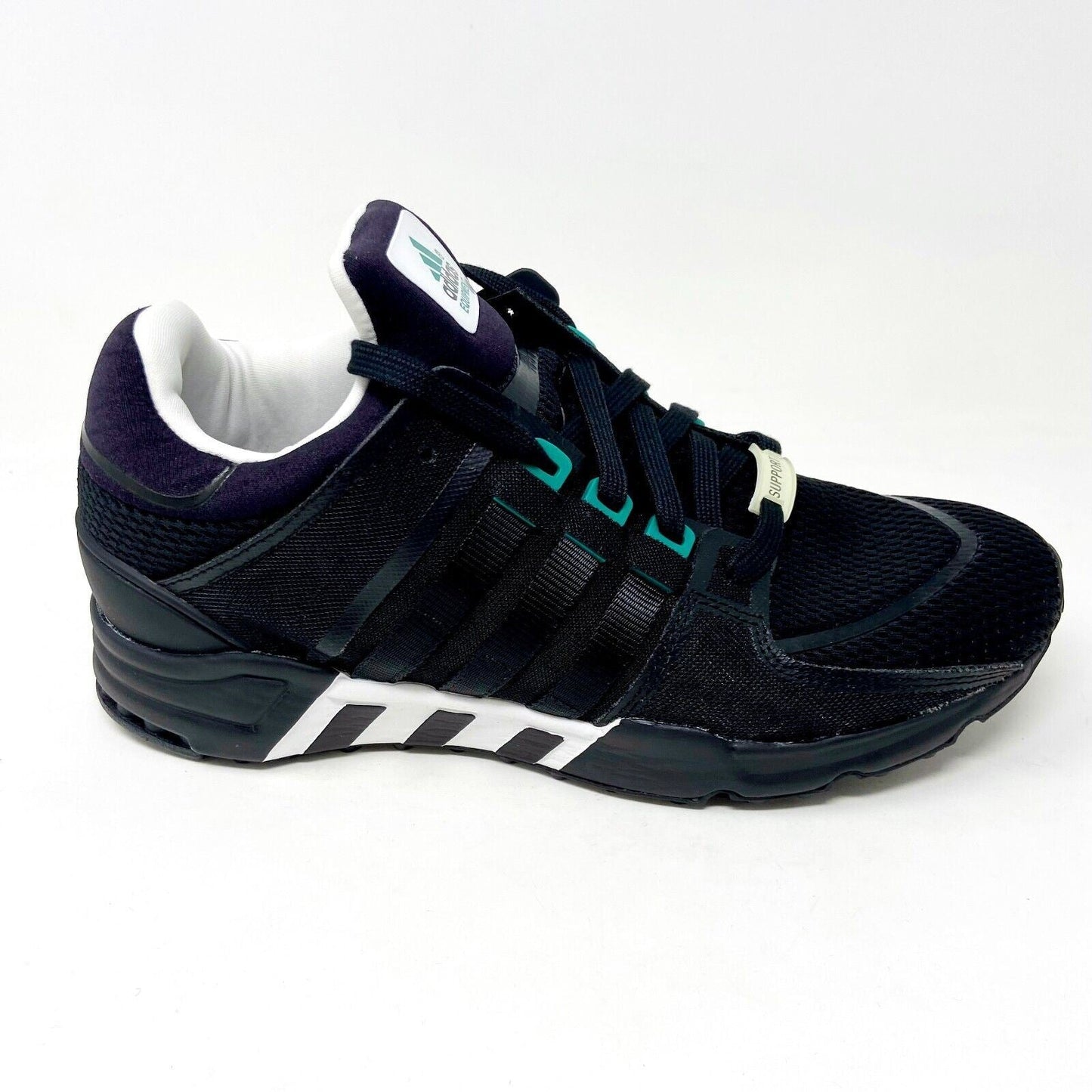 Adidas Equipment Running Support Black White Mens Running Sneakers S81484