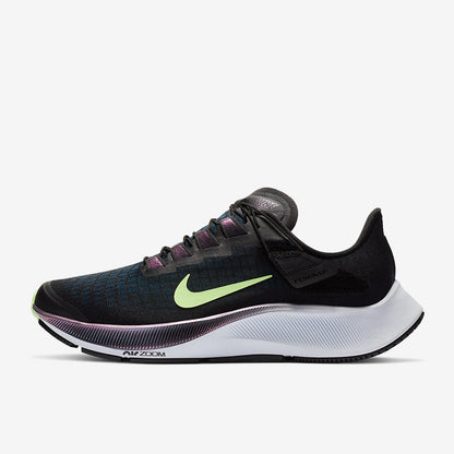 Nike Womens Pegasus 37 Flyease - Black/Ghost Green