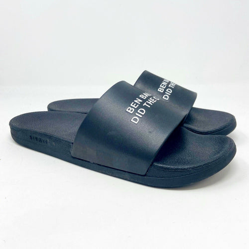 Straye "Ben Baller Did The Chain" Slide Black Mens Size 9 Sandals SZM 8444