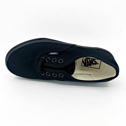 Vans Authentic Triple Black Classic Kids Shoes Casual Sneakers