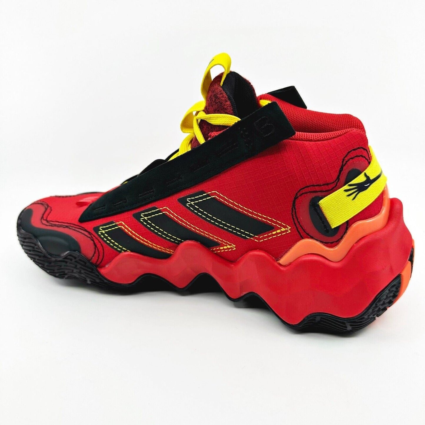 Adidas x Pixar Exhibit B Mid Candace Red Black Womens Basketball Shoes GZ2379