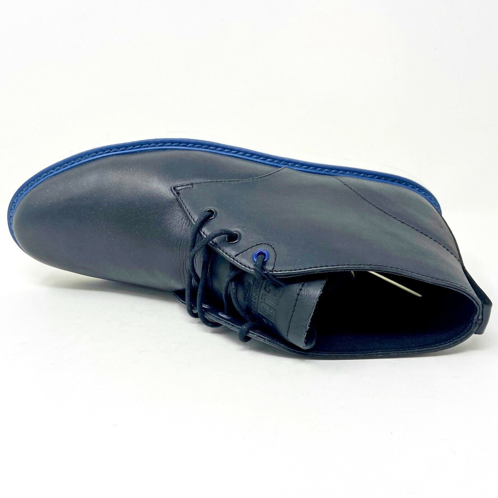 Clae Strayhorn Vibram Black Blue Mens Casual Sneakers