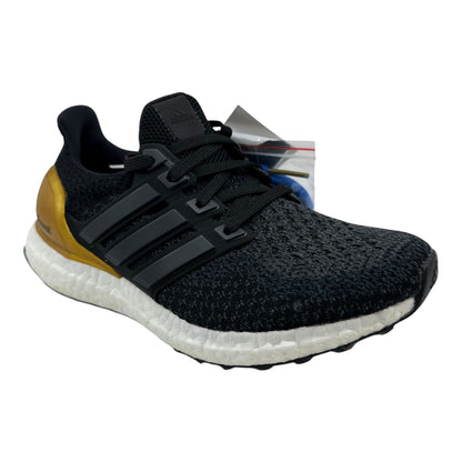 Adidas UltraBoost 2.0 Black Gold Mens Athletic UCLA Bruins Sneaker
