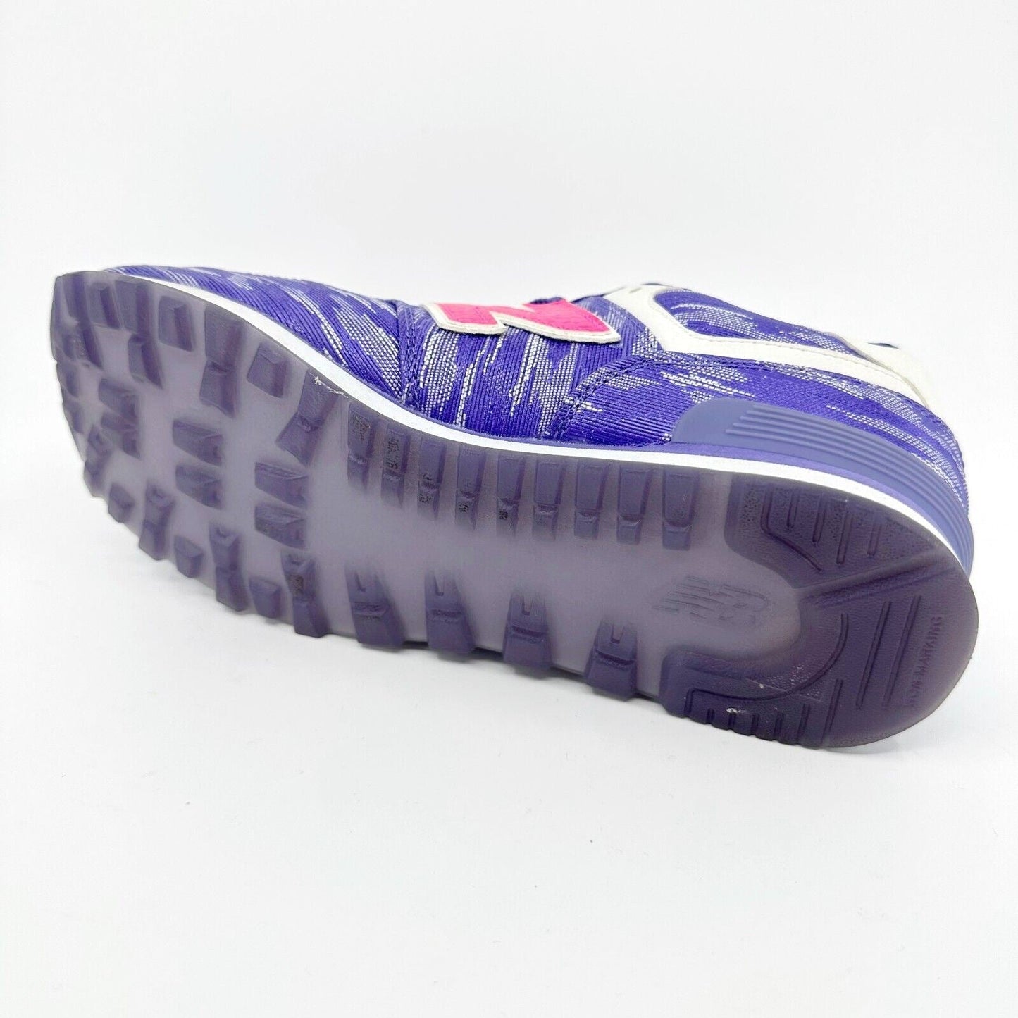New Balance 574 Classics Purple Pink White Kids Running Sneakers KL574SQG