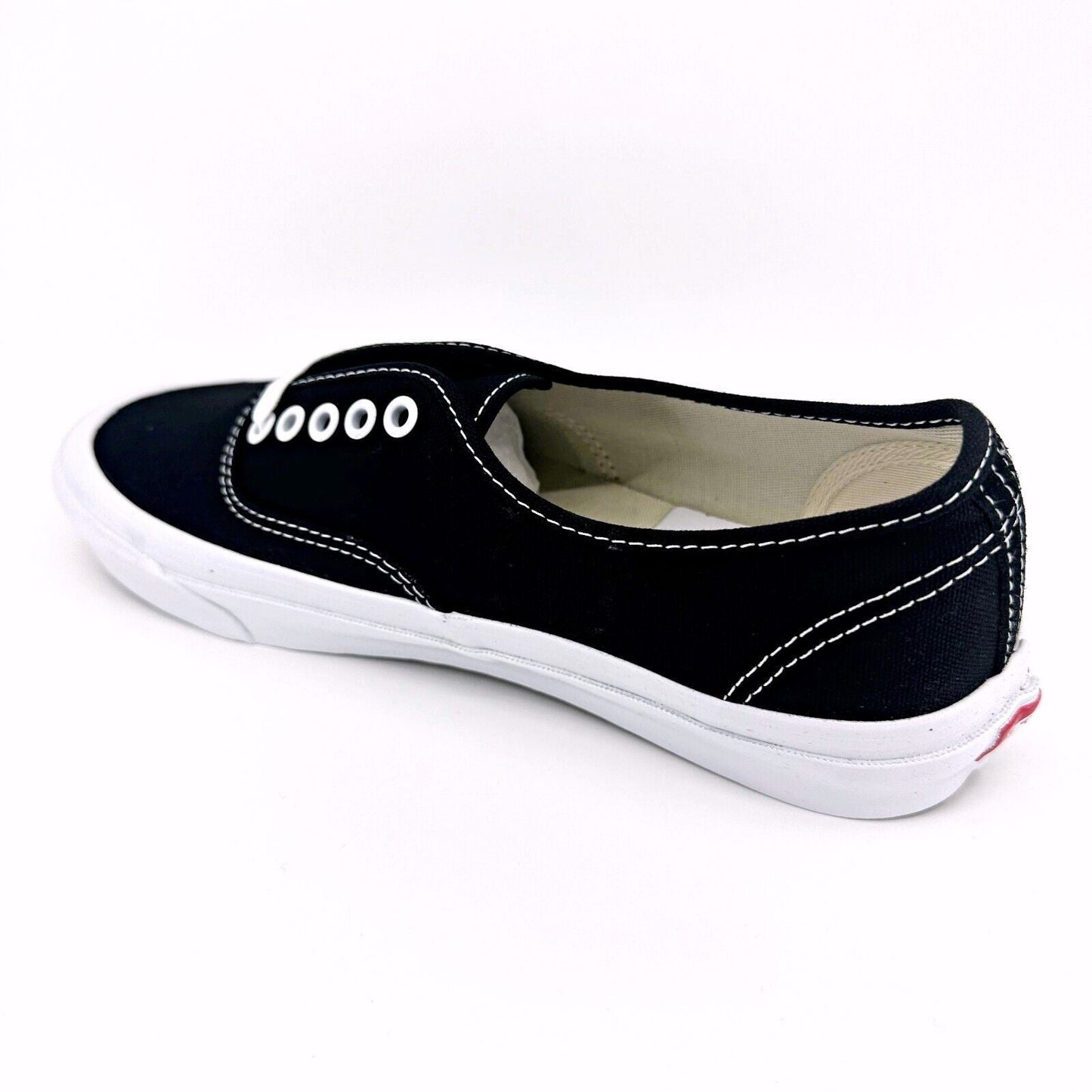 Vans Vault OG Authentic LX (Canvas) Black True White Womens Sneakers