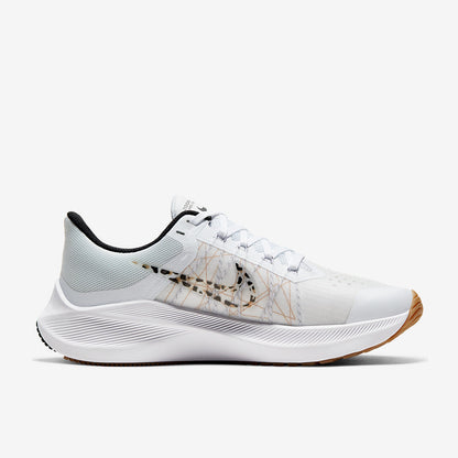 Nike Womens Winflo 8 Premium - White/Black-Wheat