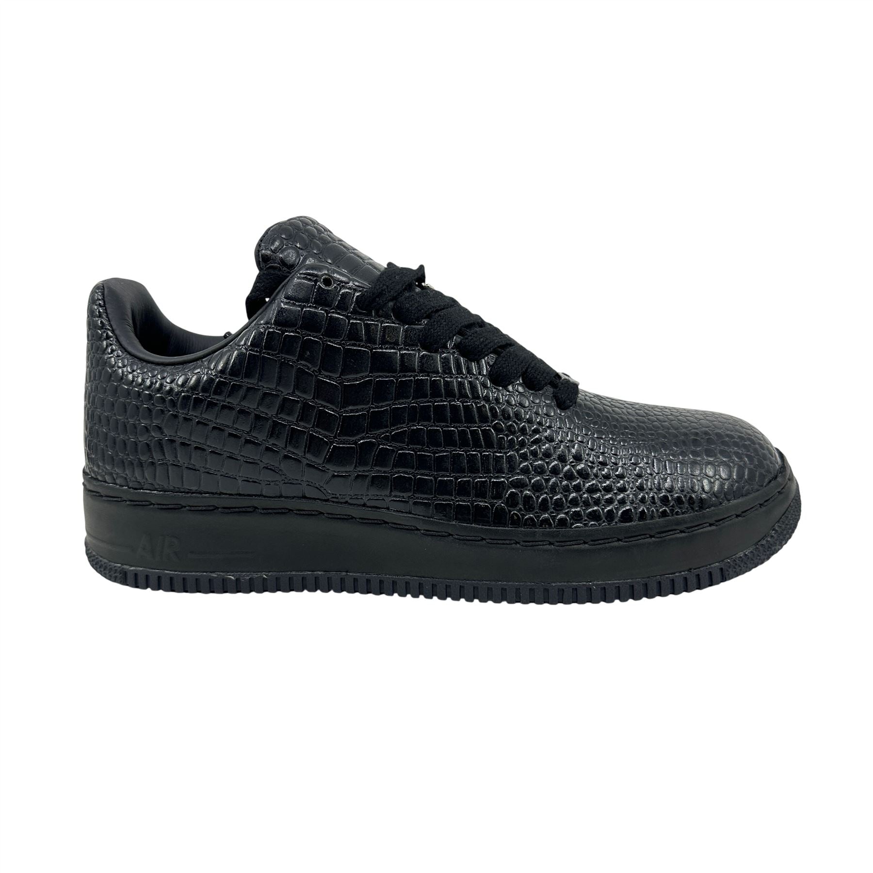 Nike Air Force 1 Supreme Black Anthracite Mens Size 9 Athletic Sneaker