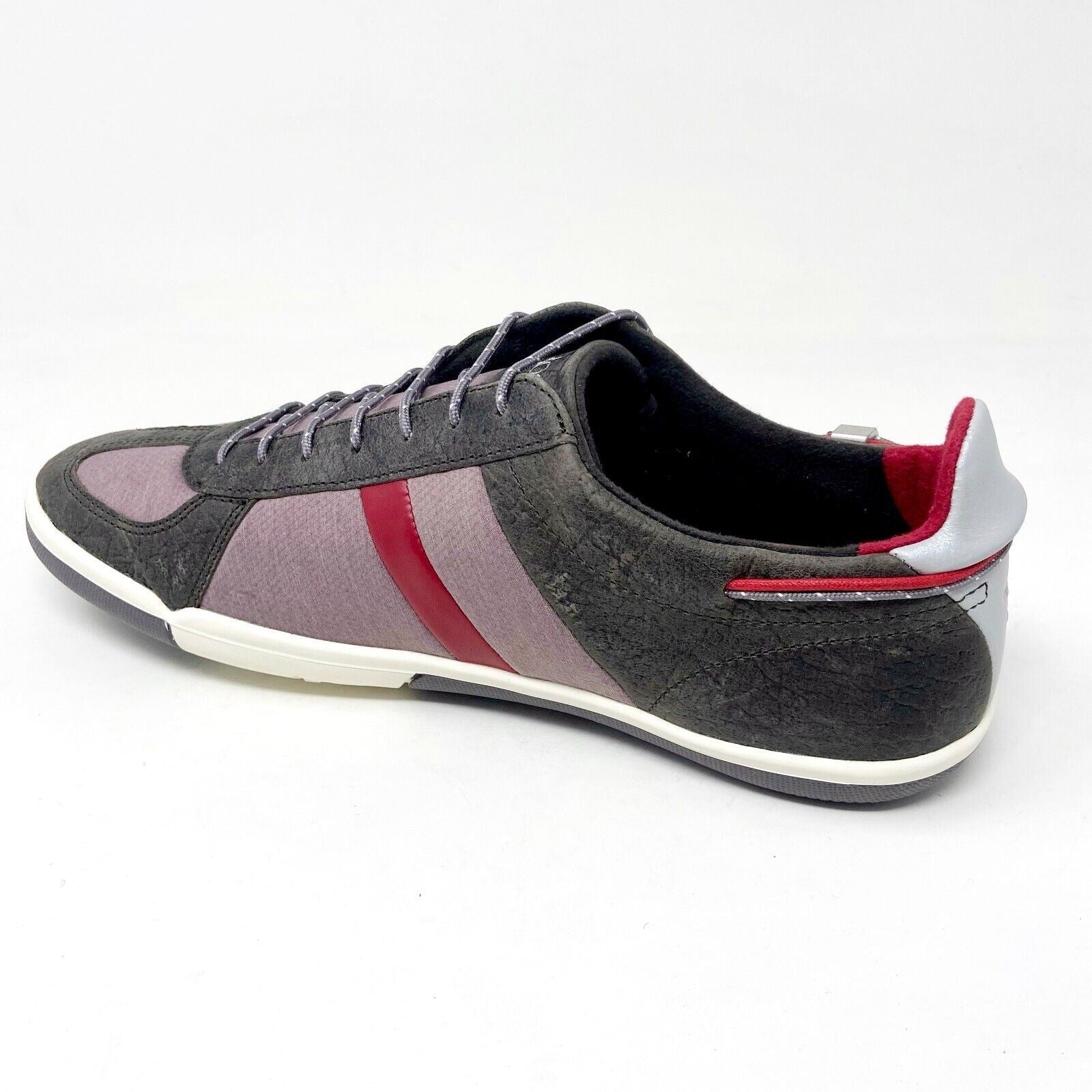 Plae Butler Ember Red Brown Mens Casual Leather Sneakers 550010 009