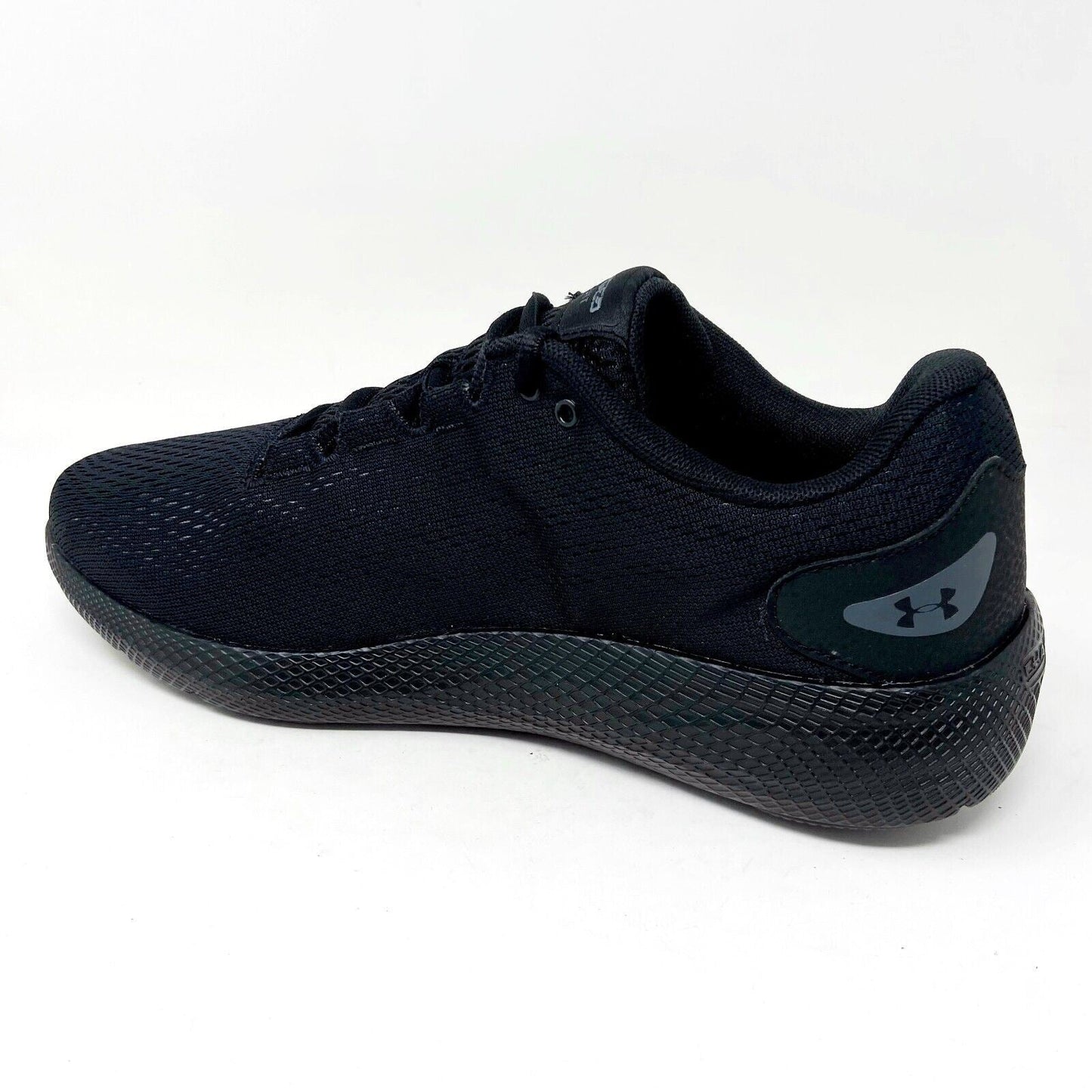 Under Armour UA Charged Pursuit 2 Triple Black Mens Running Shoes 3022594 003