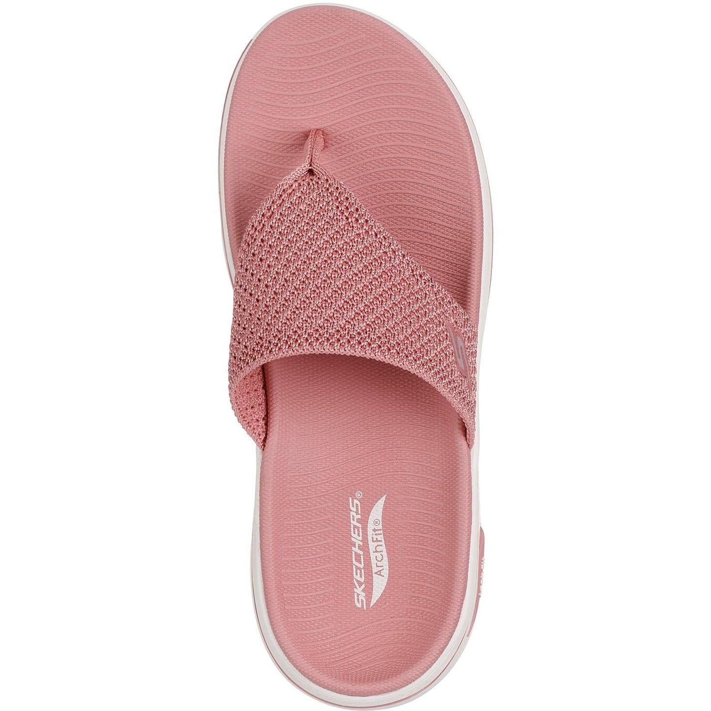 Women's Wide Fit Skechers 140861 Carrie Go Walk Arch Fit 2.0 Sandals