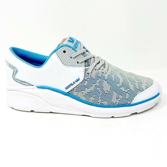 Supra Noiz White Oil Slick Womens Size 9.5 Casual Sneakers 98026 160