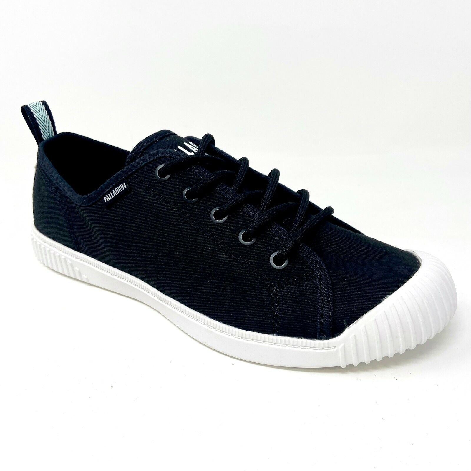 Palladium Womens Easy Lace Black White Casual Sneakers 96661 008