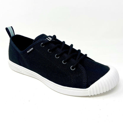 Palladium Womens Easy Lace Black White Casual Sneakers 96661 008