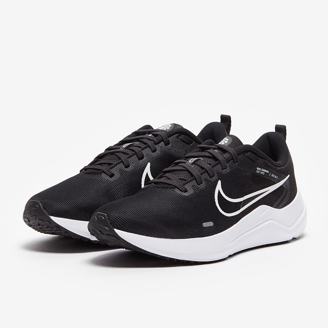Nike Womens Downshifter 12 - Black/White-Smoke Grey