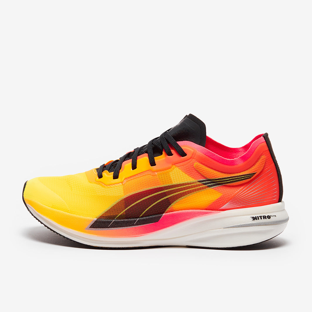 Puma Womens Deviate Nitro Elite Fireglow  - Sun Stream