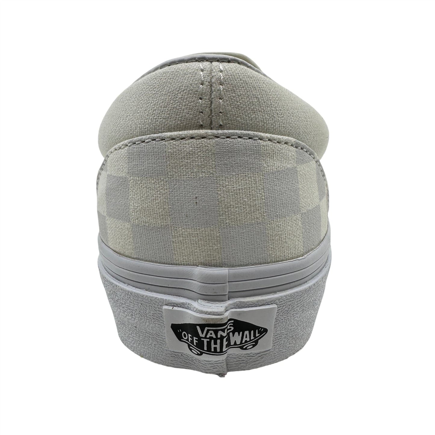VANS Classic Slip On Checkerboard True White Mens Athletic Sneaker