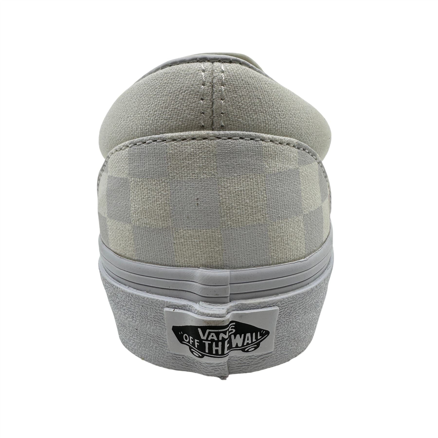 VANS Classic Slip On Checkerboard True White Mens Athletic Sneaker