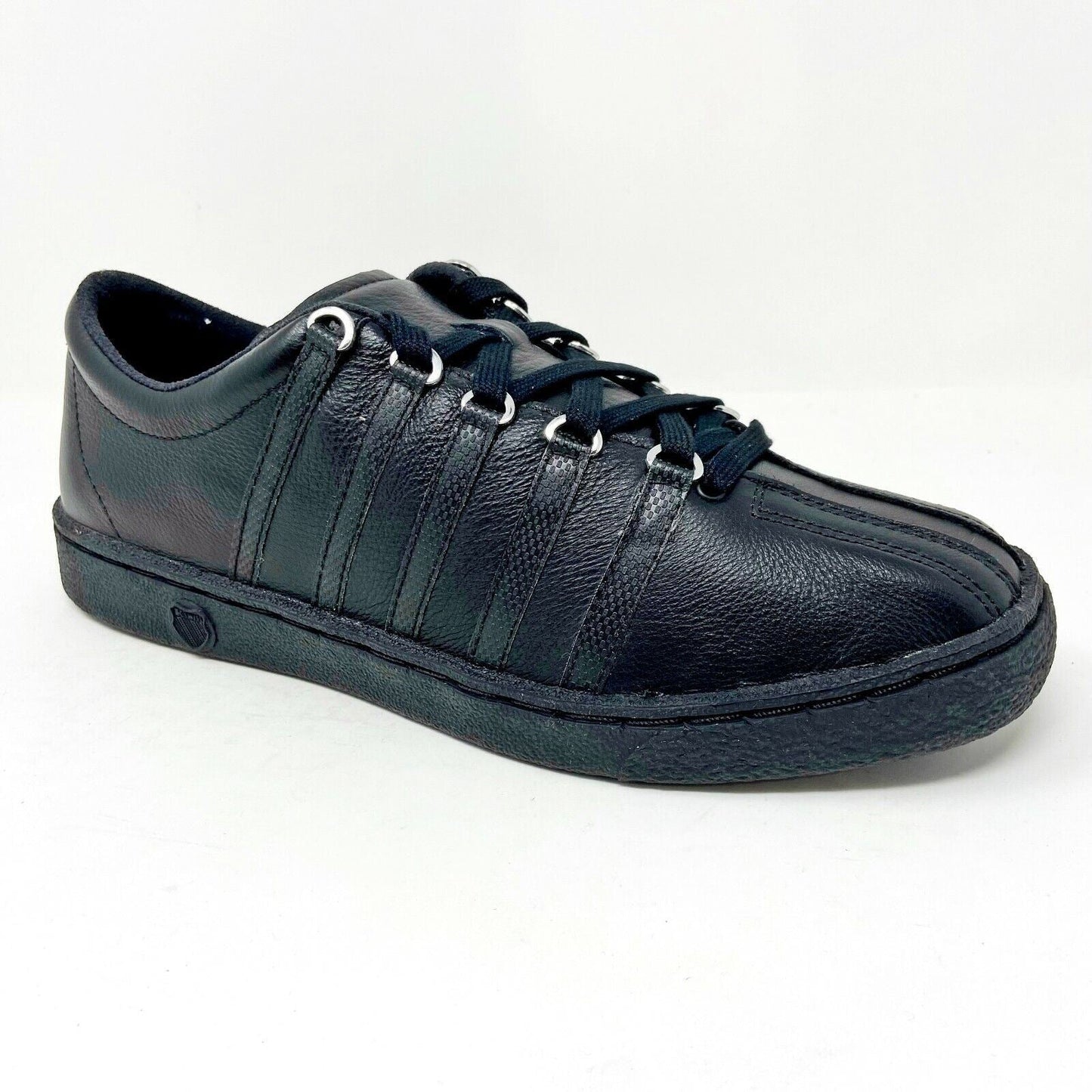 K-Swiss Classic 66 Triple Black Mens Casual Sneakers 06380 001