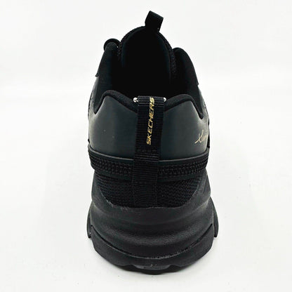 Skechers Sierra Edge & Flow Black Womens Size 7.5 Athletic Sneakers