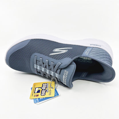 SKECHERS Go Walk Flex Grand Entry Blue Womens  Slip On Sneakers