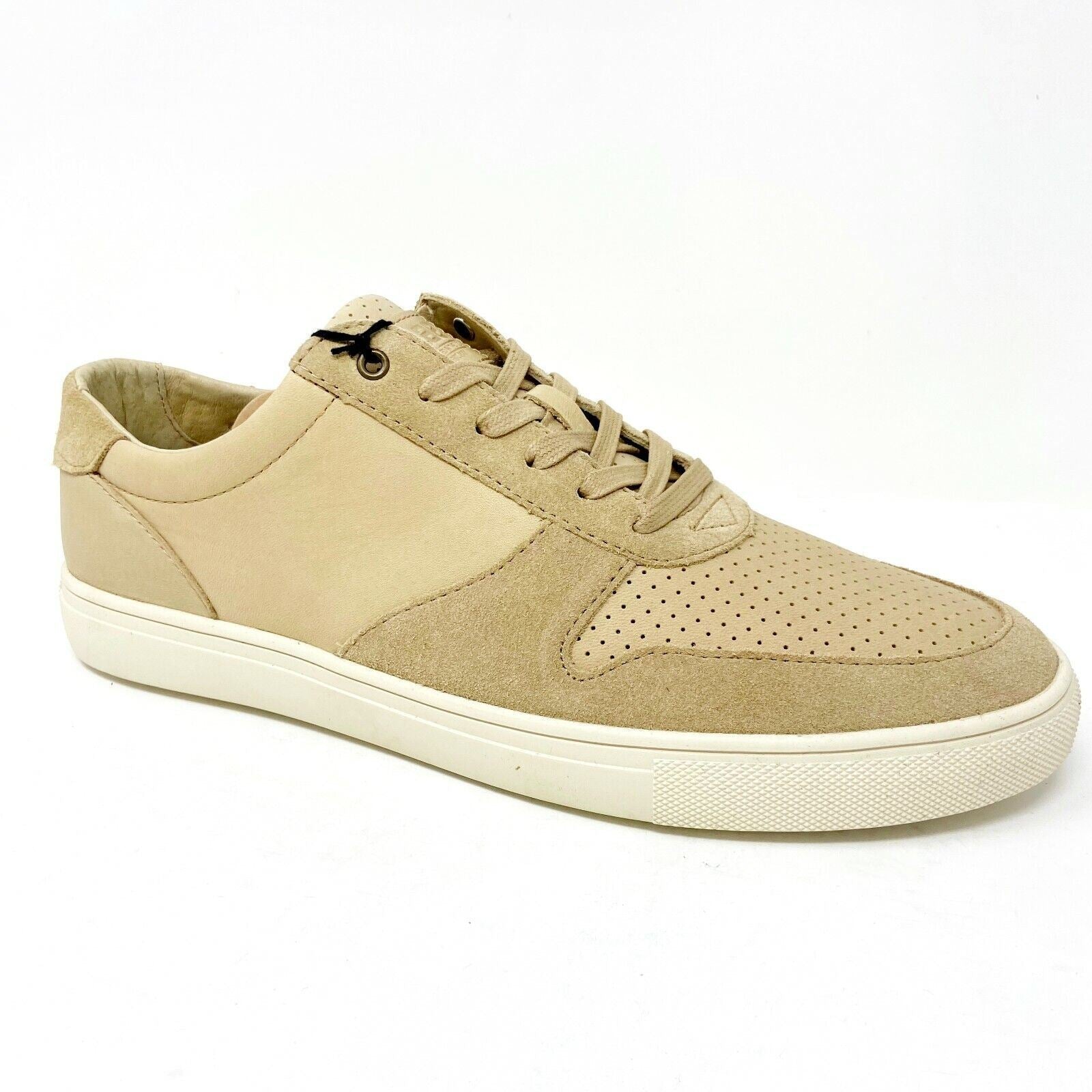 Clae Gregory SP Latte Leather Mens Premium Casual Sneakers