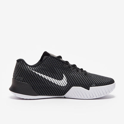 Nike Womens Court Air Zoom Vapor 11 Tennis Shoes - Black/White