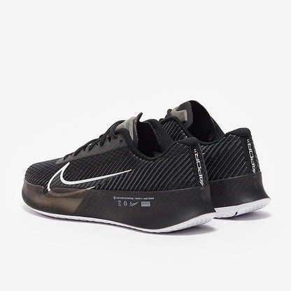 Nike Womens Court Air Zoom Vapor 11 Tennis Shoes - Black/White