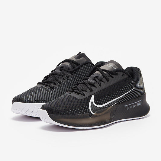 Nike Womens Court Air Zoom Vapor 11 Tennis Shoes - Black/White