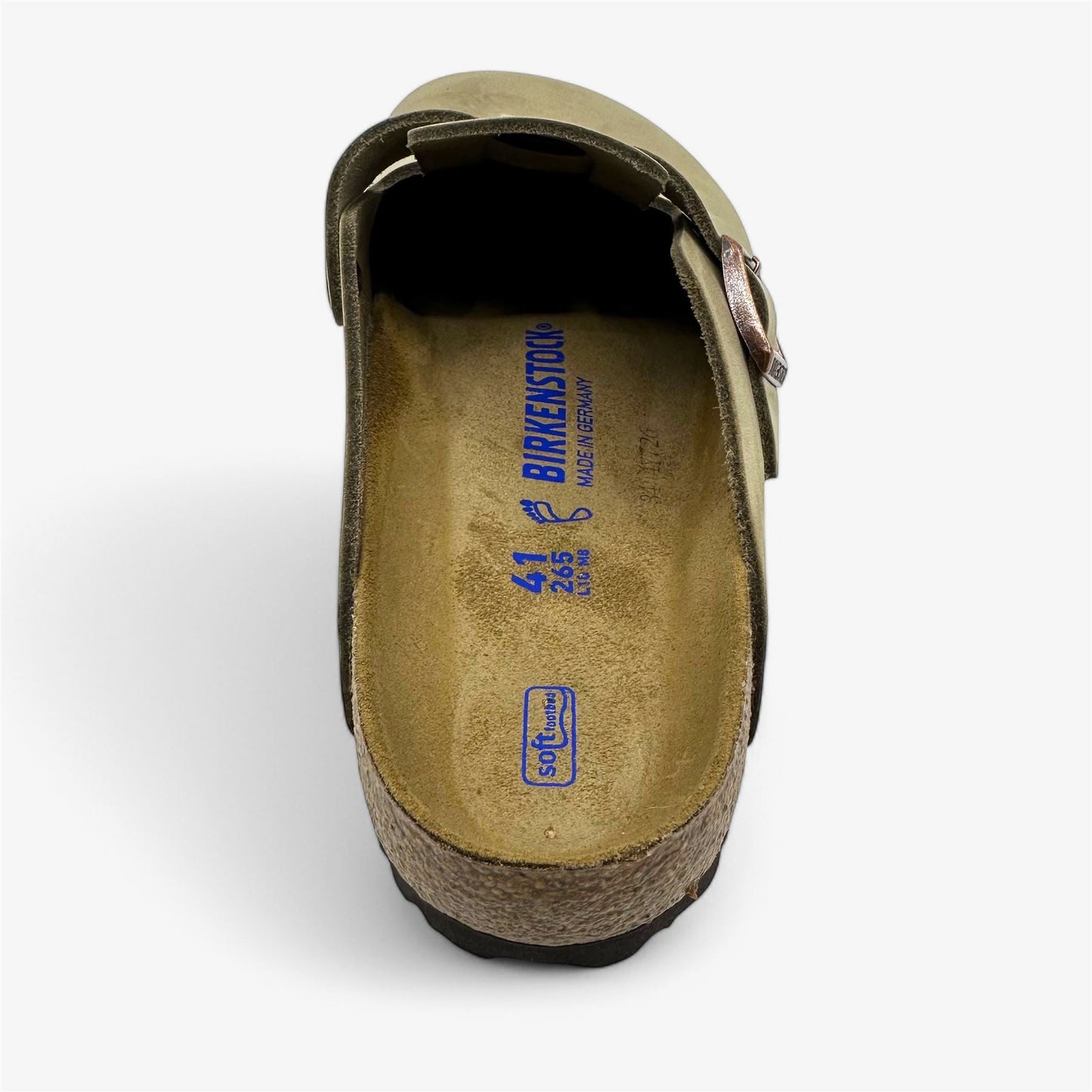 Birkenstock Boston BS Tabacco Brown Mens Casual Soft Footbead Clog