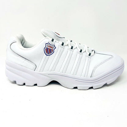 K-Swiss Altezo White Corporate Mens Size 7.5 Athletic Sneakers 06383 134