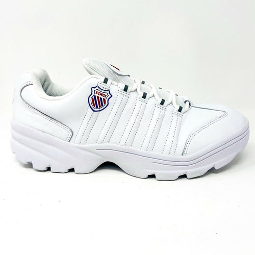 K-Swiss Altezo White Corporate Mens Size 7.5 Athletic Sneakers 06383 134
