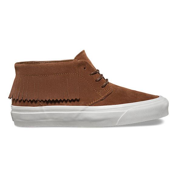 VANS Chukka Moc DX (Suede) Bison Brown White Suede Mens Size 8.5
