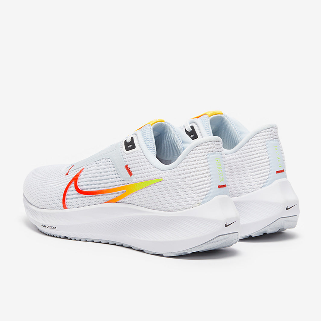 Nike Womens Pegasus 40 - White/Picante Red-Blue Tint