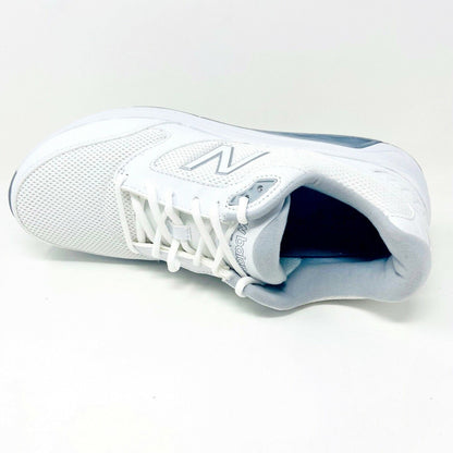 New Balance Mens 928v2 White Gray Size 14 D Leather Walking Shoes MW928WM2