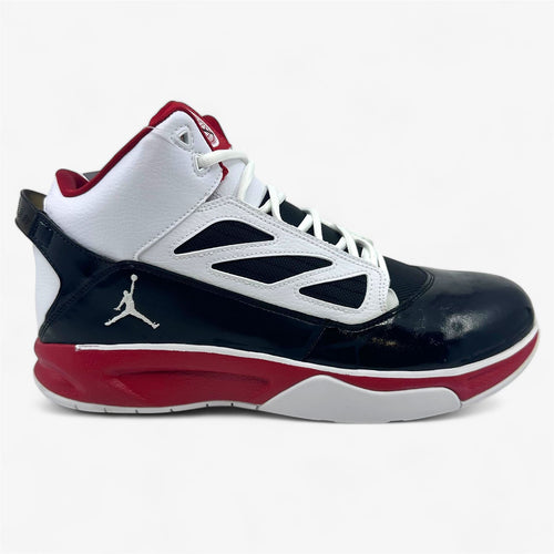 Jordan F2F II Black White Varsity Red Mens Athletic Sneaker