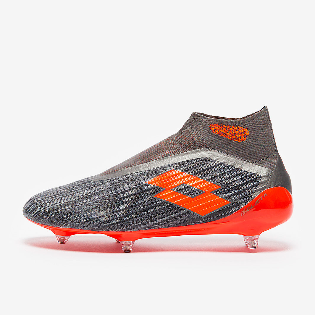 Lotto Solista 100 III Gravity SG - Cool Gray/Fluorescent Orange/Gravity Titan