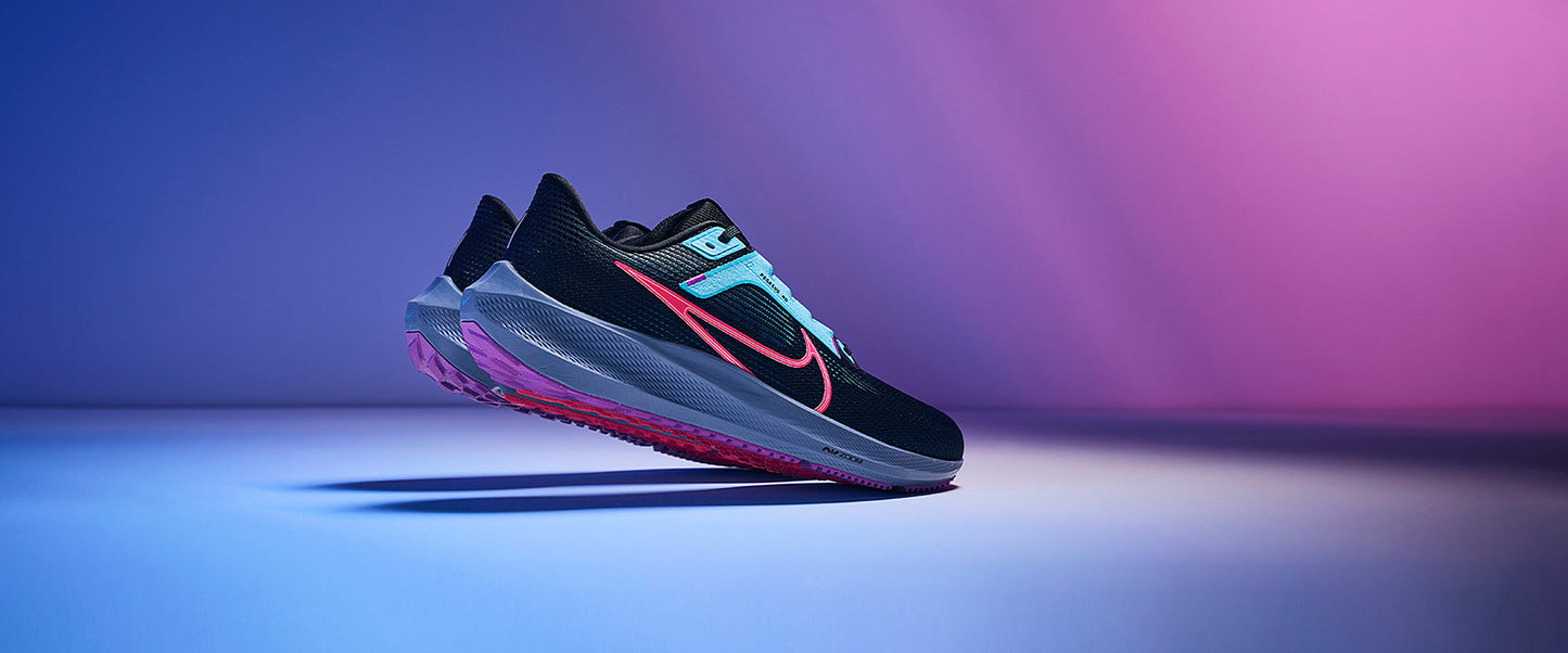 Nike Womens Pegasus 40 SE - Black/Hyper Pink-Green Abyss