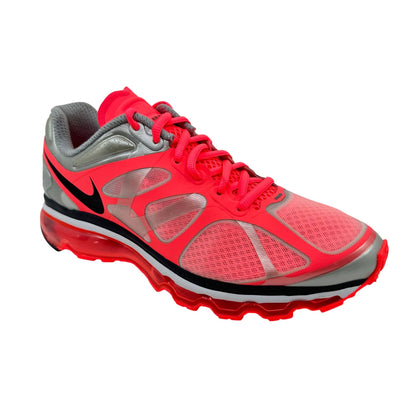 Nike Air Max+ 2012 White Hot Punch Platinum Womens Athletic Sneaker