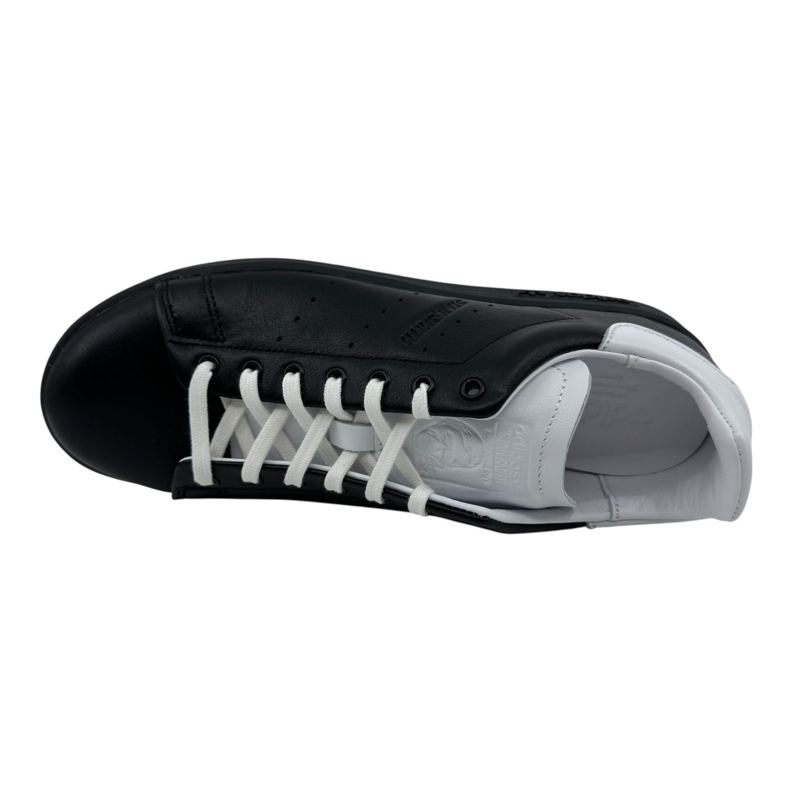 Adidas Stan Smith Lux Core Black Cloud White Mens Athletic Sneaker