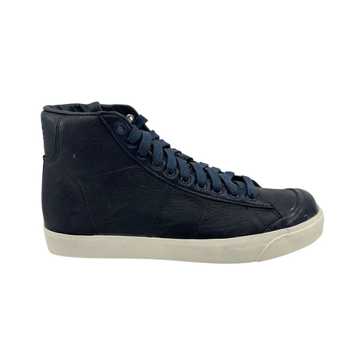 Nike Blazer Mid AB TZ Dark Obsidian Safety Orange Mens Athletic Sneaker