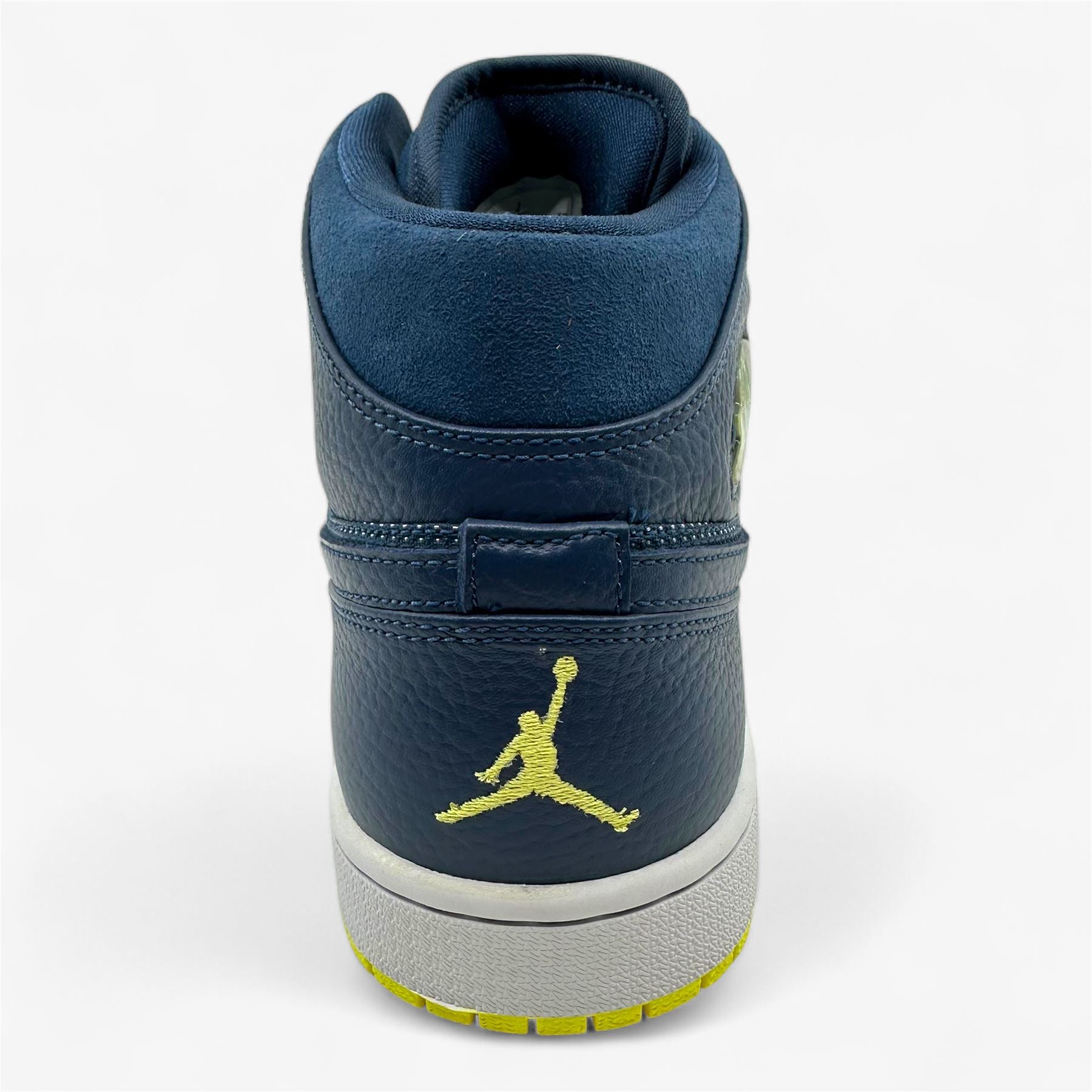 Jordan Air Jordan 1 Retro '97 TXT Squadron Blue Electric Yellow Mens Sneaker