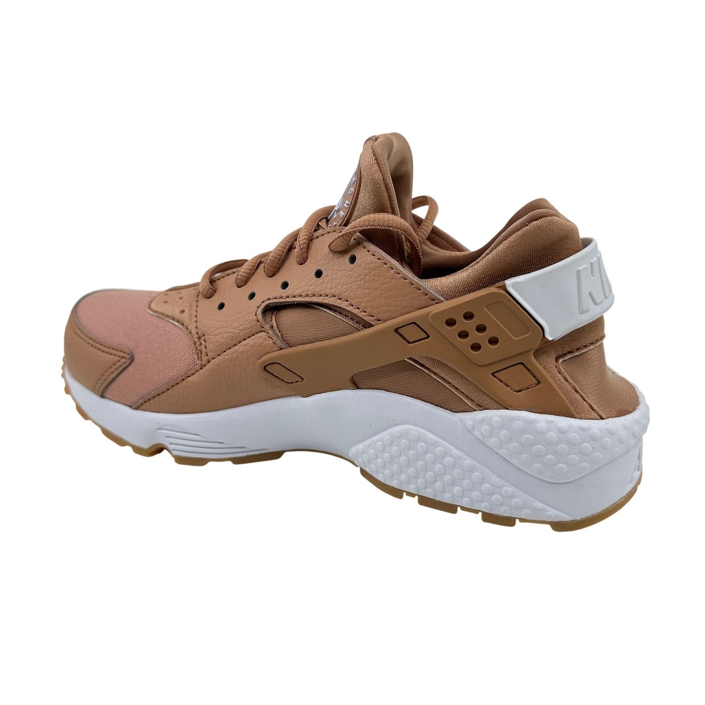 Nike Air Huarache Run Clay White Gum Yellow Womens Athletic Sneaker