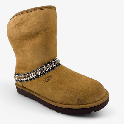 UGG Classic Short Crescent Chestnut Womens Boot Shearling Style